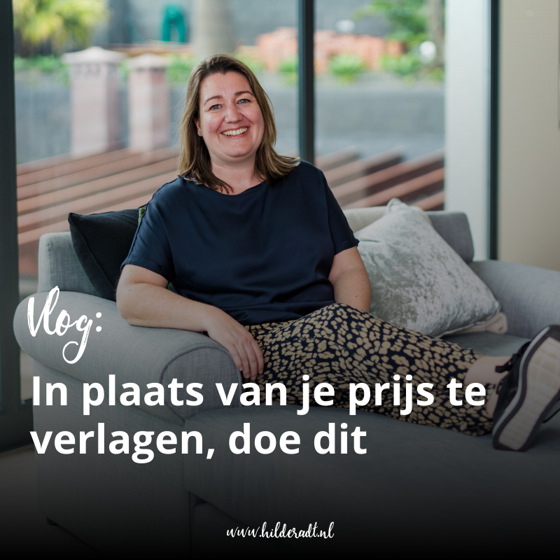 In plaats van je prijs te verlagen, doe dit