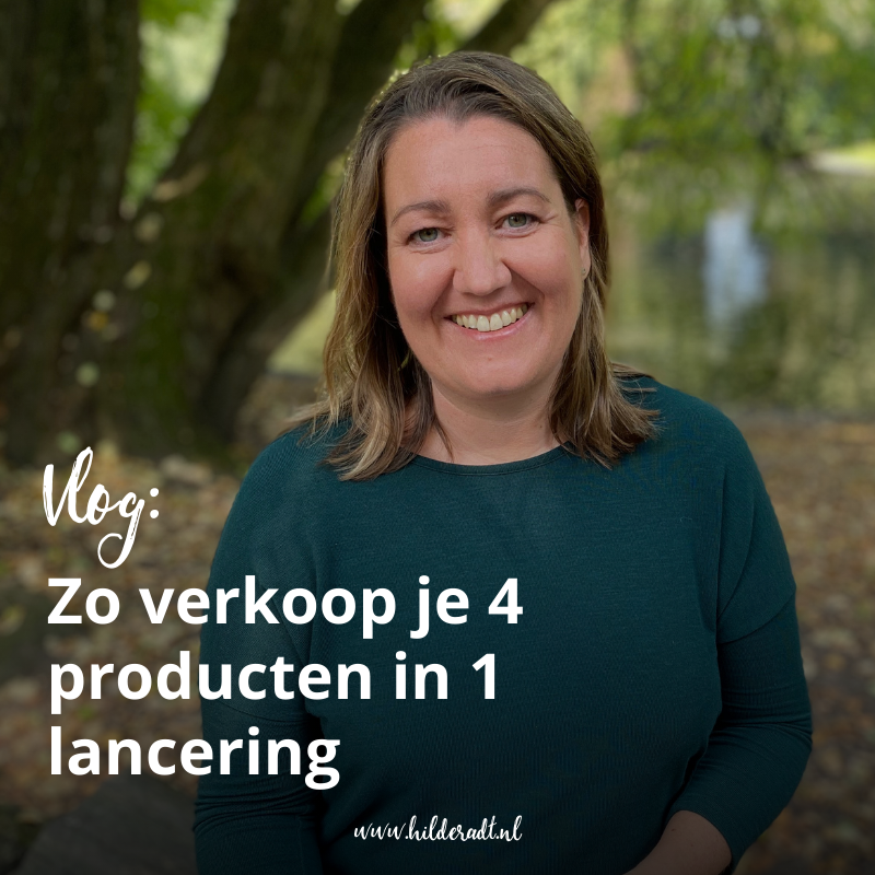 Vlog: Zo verkoop je 4 producten in 1 lancering