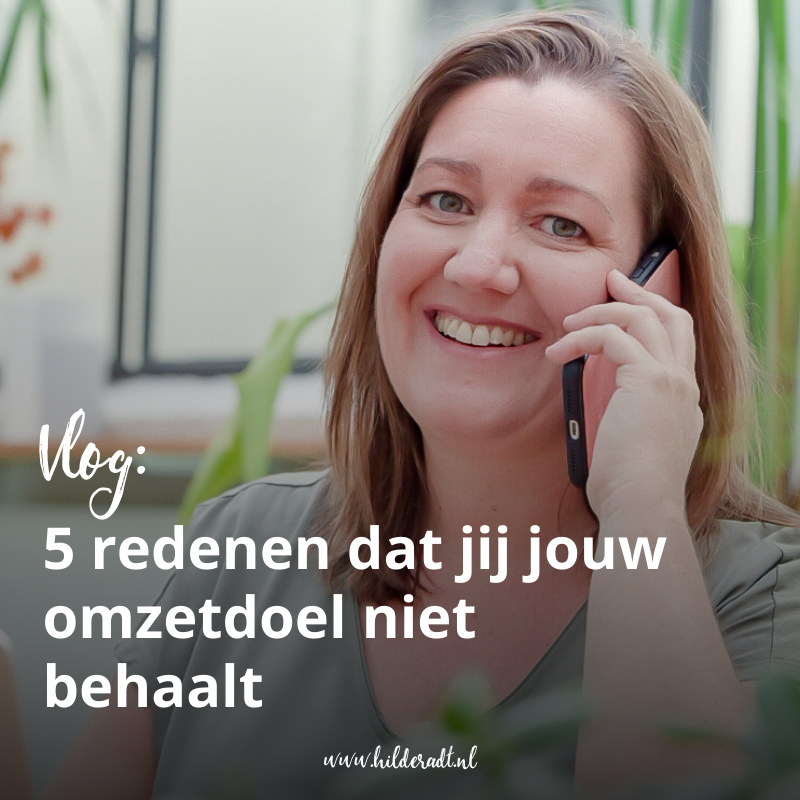 5 redenen dat jij jouw omzetdoel niet behaalt