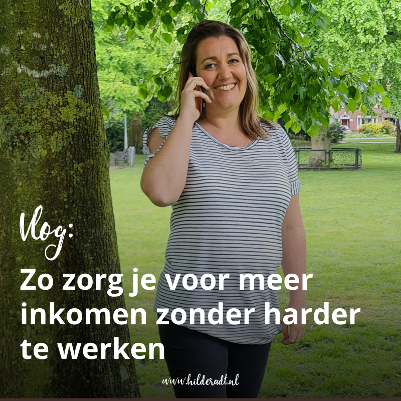 Zo zorg je voor meer inkomen zonder harder te werken